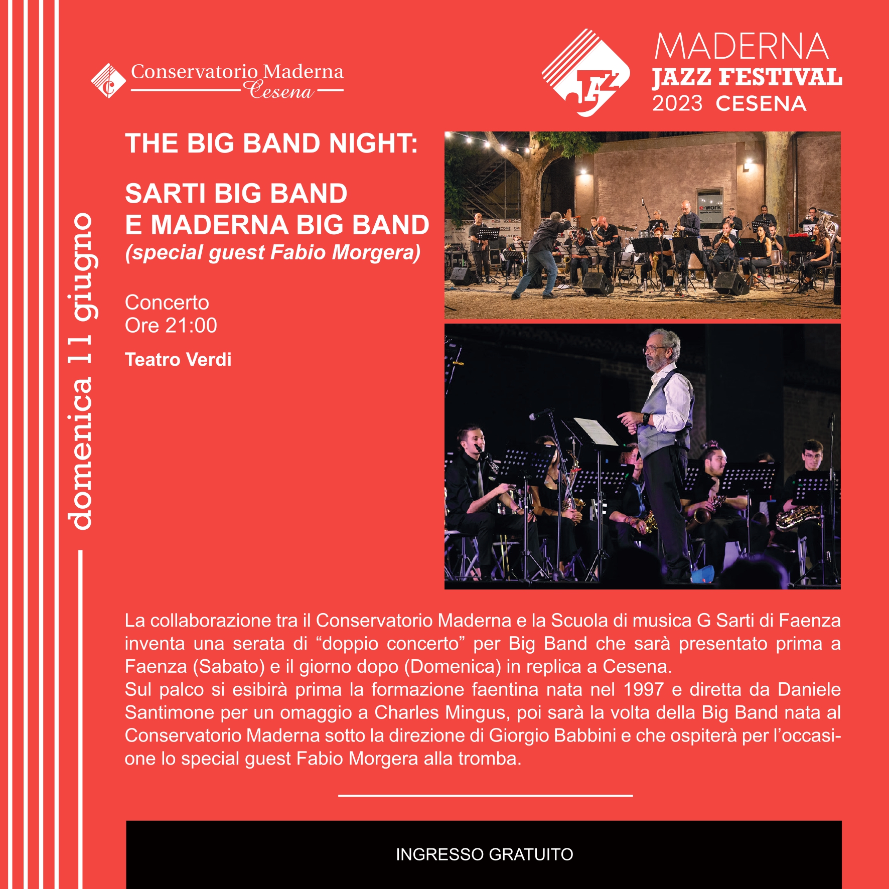 THE BIG BAND NIGHT: SARTI BIG BAND E MADERNA BIG BAND